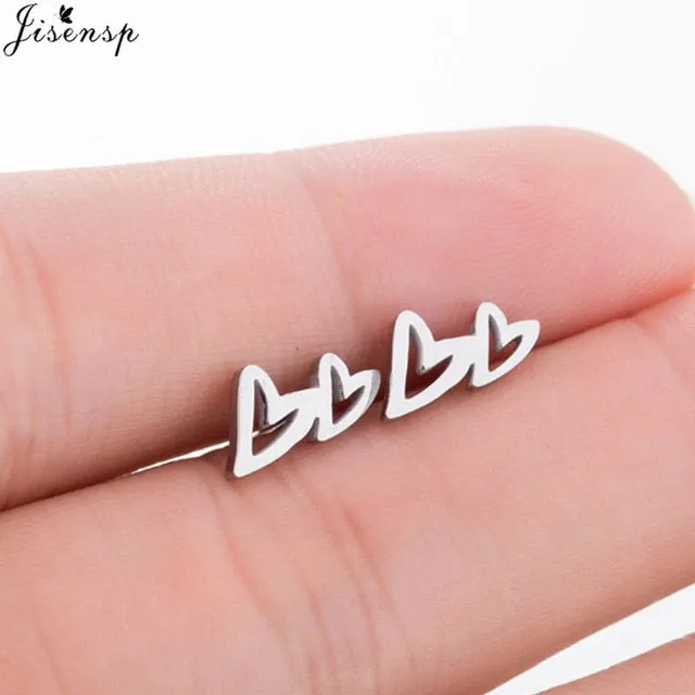 Jisensp Stainless Steel Ballet Earrings for Women Music Earing Fashion Tree of Life Stud Earring Girls Jewelry Kids Accessories