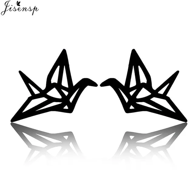 Jisensp Stainless Steel Ballet Earrings for Women Music Earing Fashion Tree of Life Stud Earring Girls Jewelry Kids Accessories