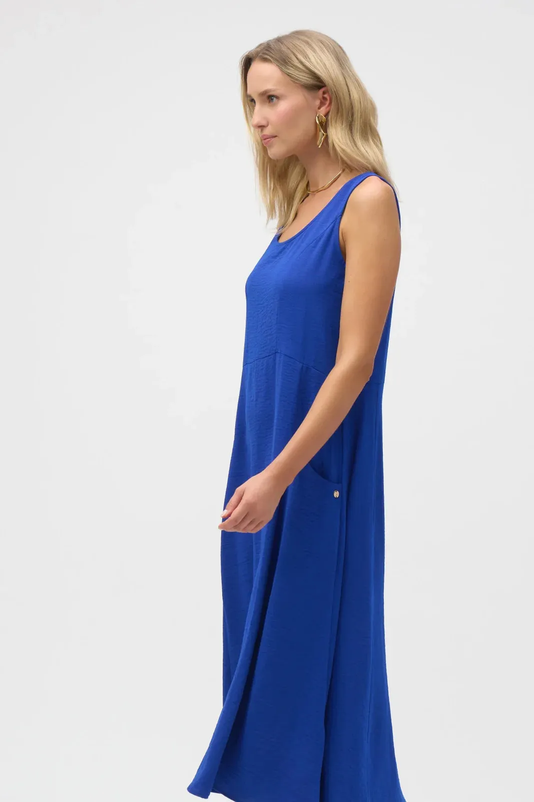 Joseph Ribkoff Ladies Royal Sapphire Gauze A-Line Dress