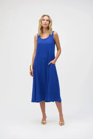 Joseph Ribkoff Ladies Royal Sapphire Gauze A-Line Dress