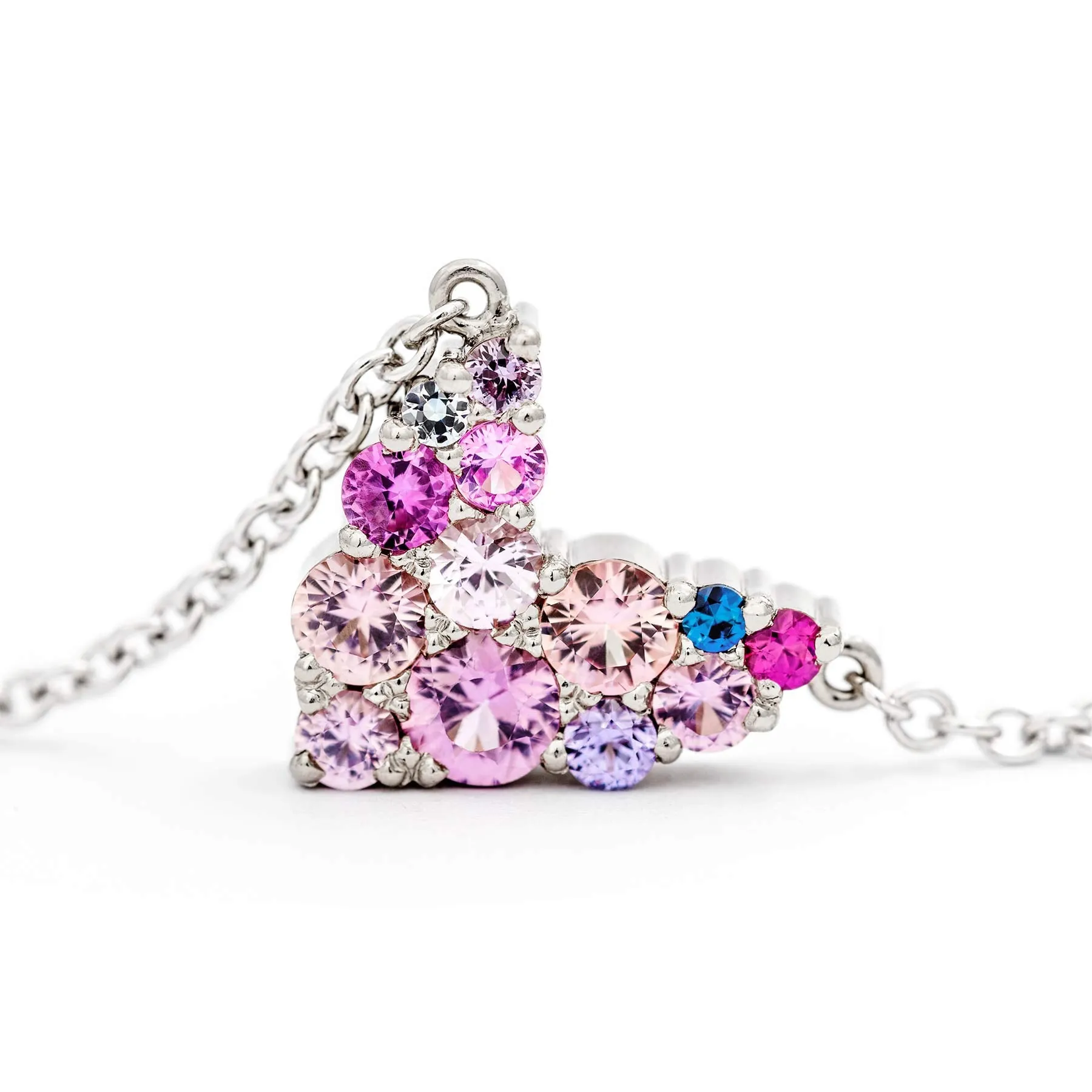 Keto Meadow necklace - Pink Heart