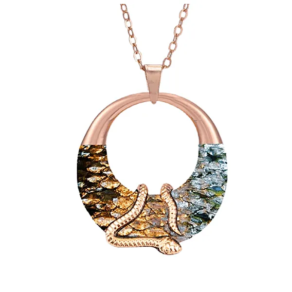 Large Bold Gold Snake Necklace- Multiple Colors