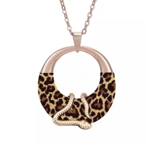 Large Bold Gold Snake Necklace- Multiple Colors