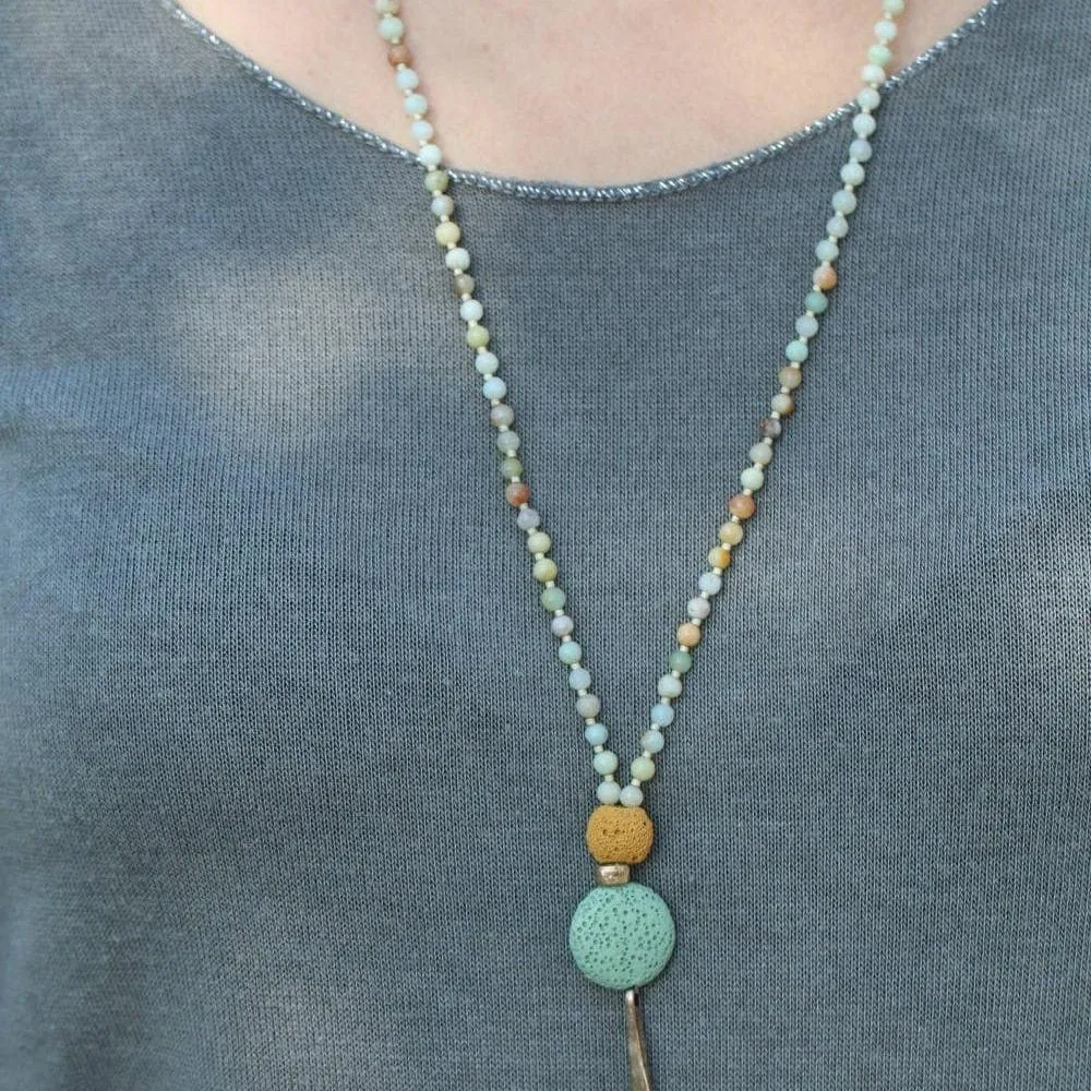 Long Bead Necklace, Bead Necklaces, Long Pendant Necklace, Long Necklaces for Women, Stone Necklaces for Women, Stone Pendant Necklace