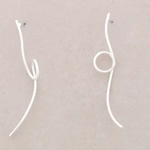 Long Twisted Earrings