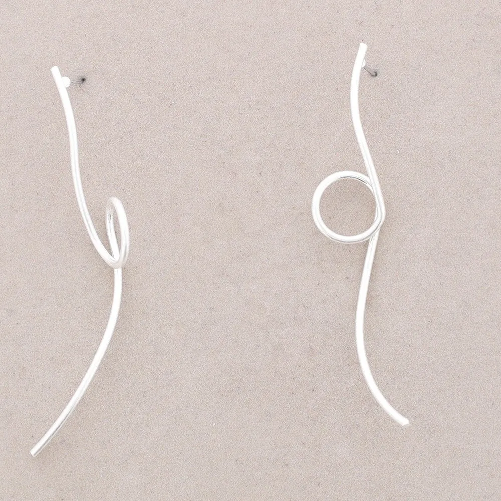 Long Twisted Earrings