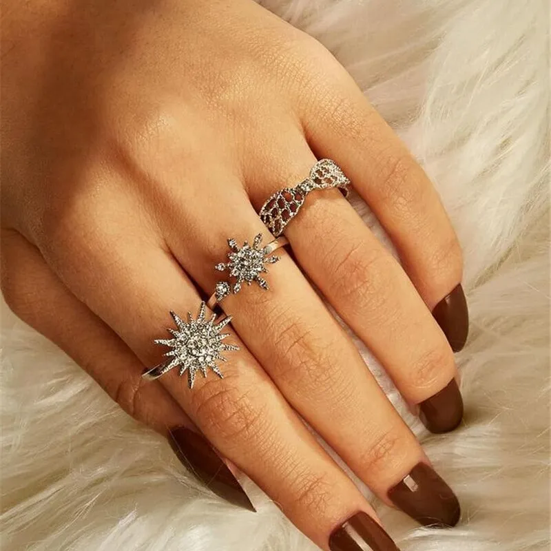 Luxurious Rings Sets 3pcs/sets