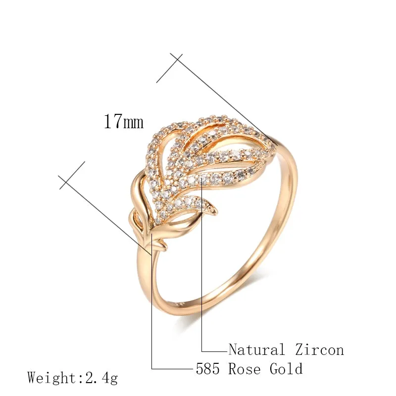 Luxury Full Zircon Fashion Rings