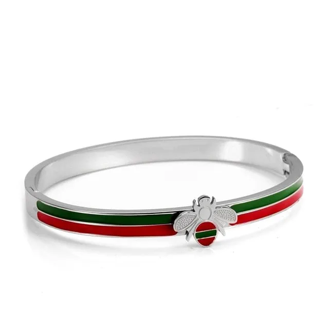 Mesh Charm Bangle & Bracelet
