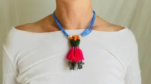 Multi-Strand Offering Choker Necklace.