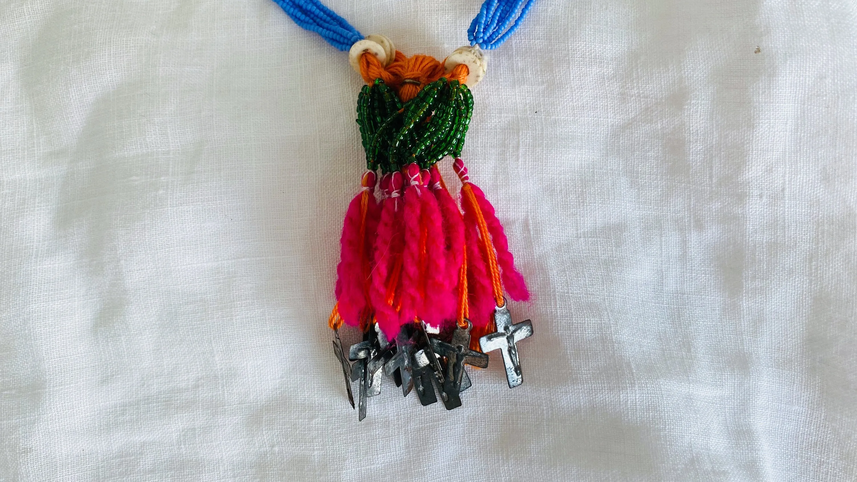Multi-Strand Offering Choker Necklace.