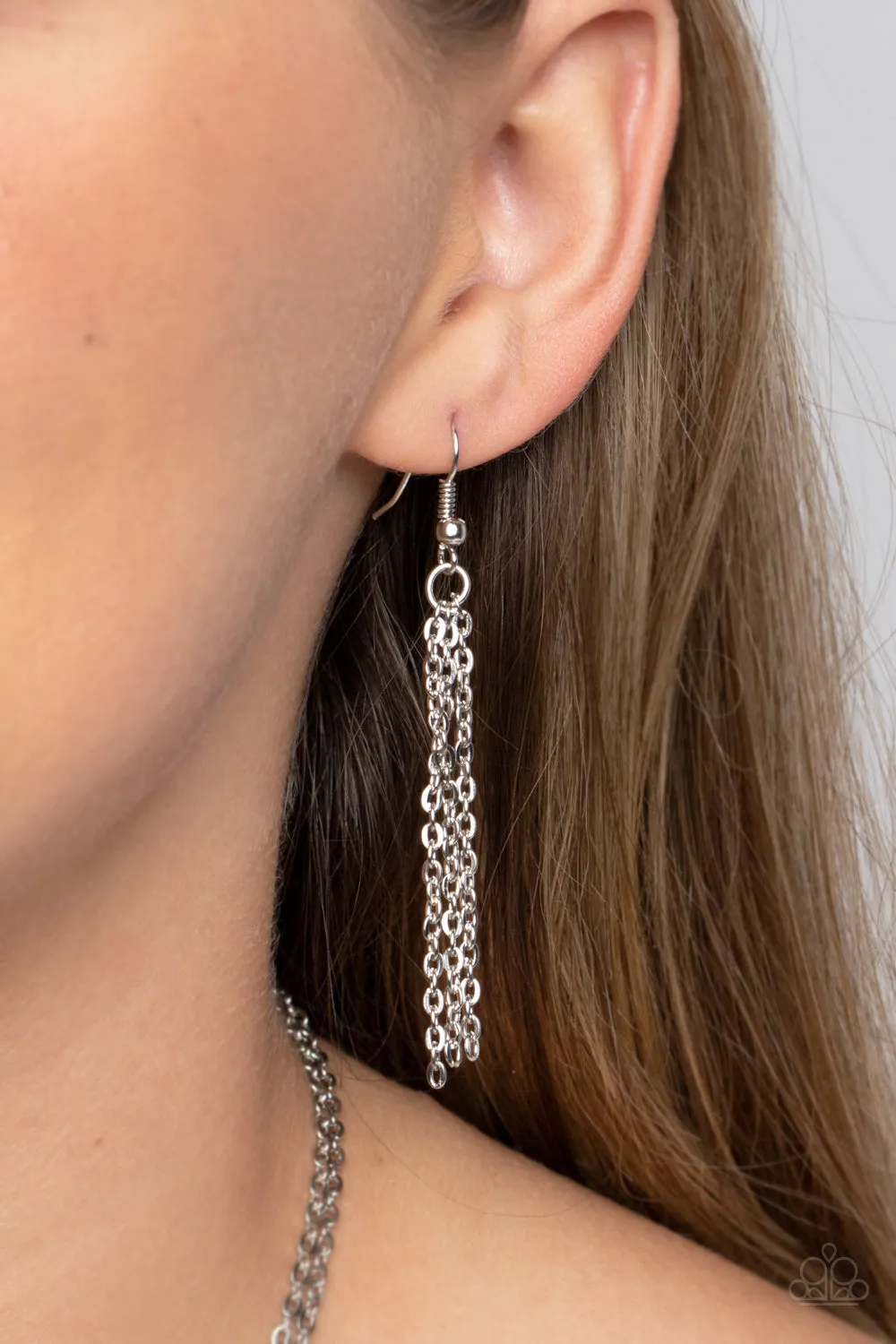 Necklaces Crystal Catwalk - Pink N2369
