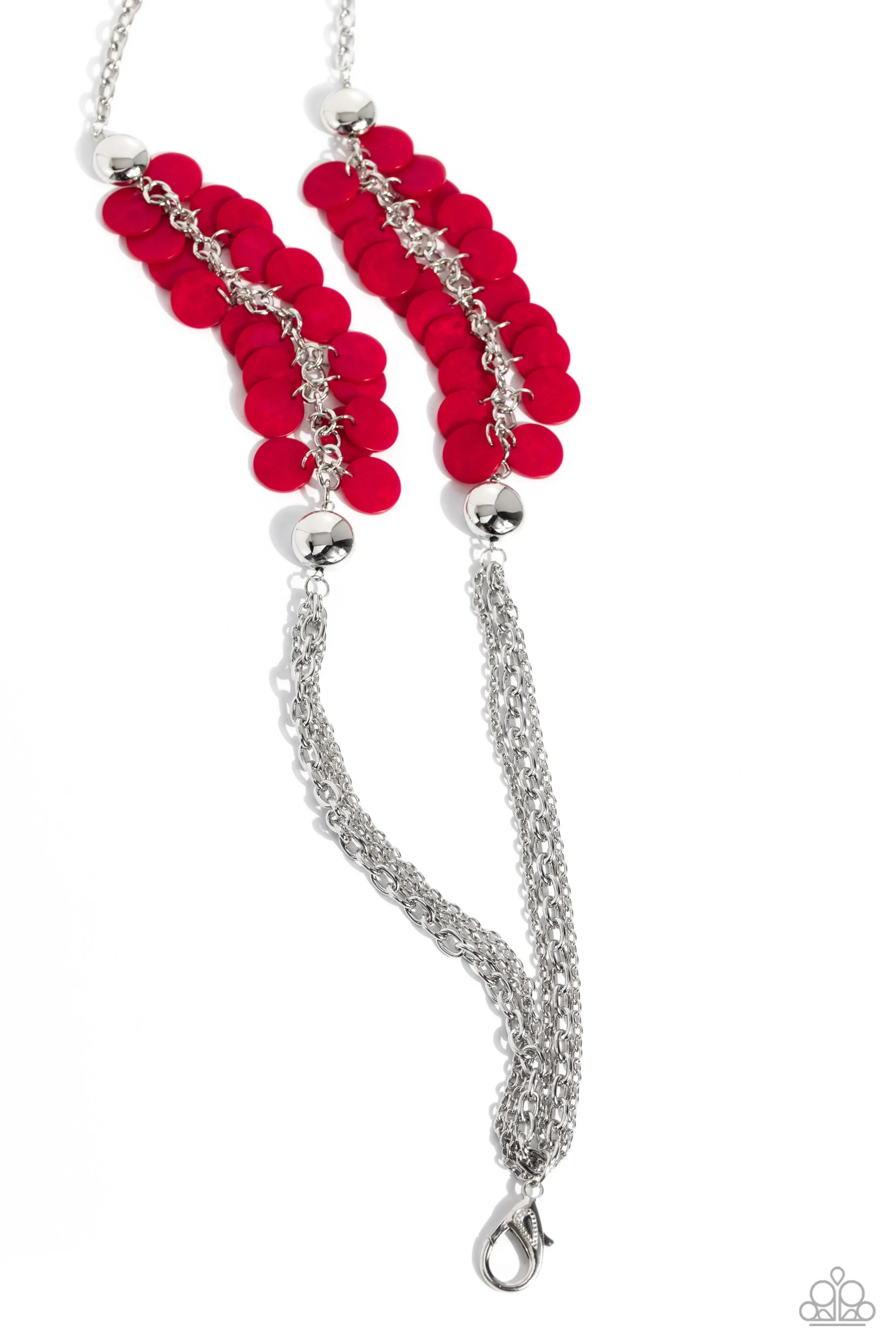 Necklaces Shell Sensation - Red Lanyard N2004