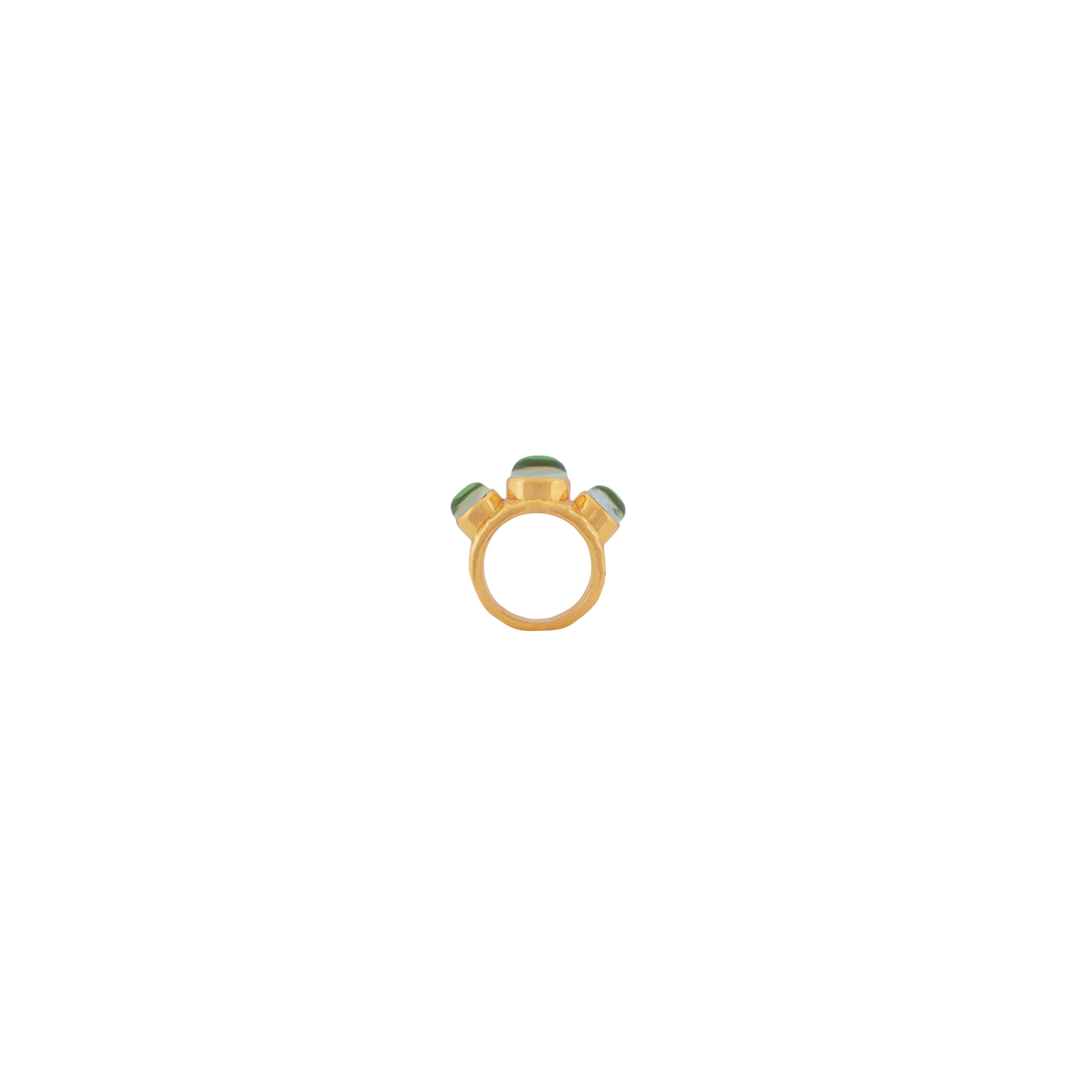 Nova Ring Peridot Quartz