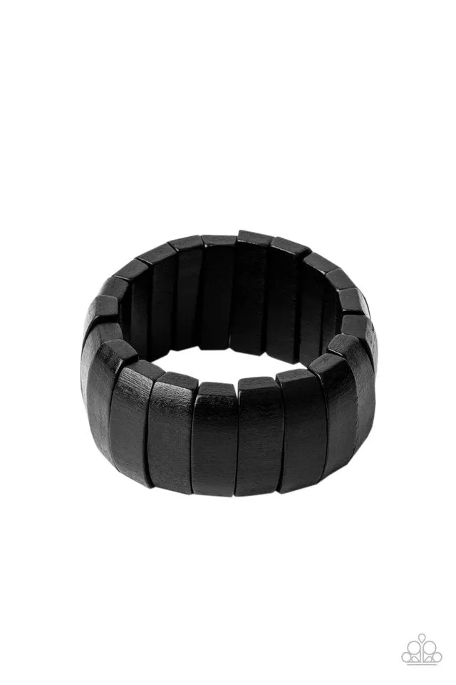 Paparazzi Bracelet ~ Raise The BARBADOS - Black