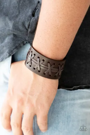 Paparazzi Bracelet ~ Super Sporty - Brown