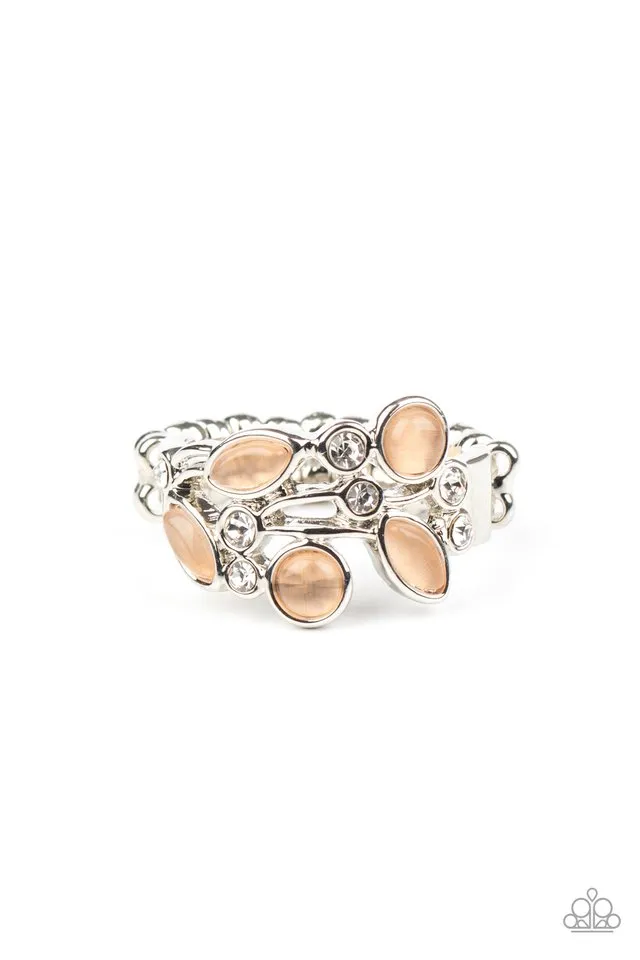 Paparazzi Ring ~ Leafy Luster - Orange