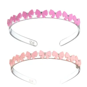Pink Mini Bows Headband | Lilies & Roses
