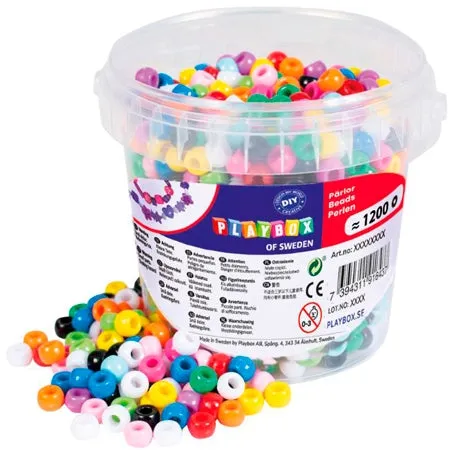 Playbox Beads - 1200 PCS