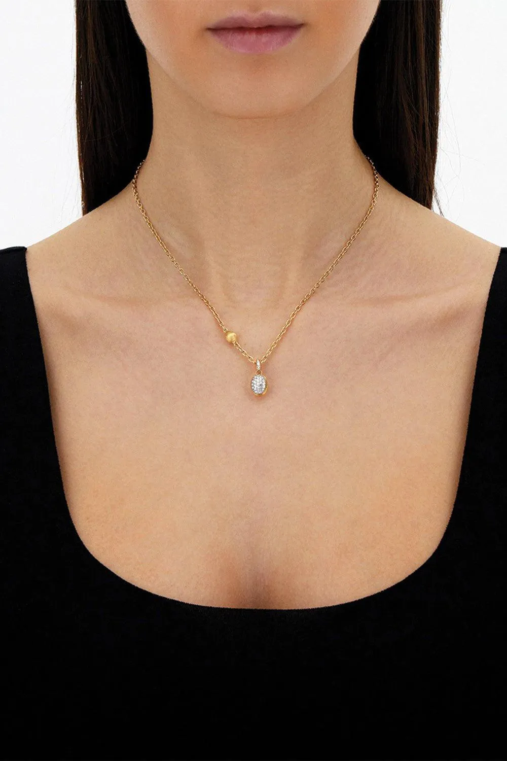 "Boules" Small Diamond Charm