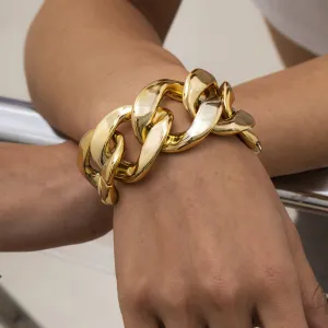 Retro Style Twist Thick Chain Bracelet