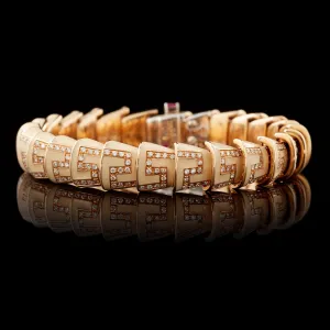 Roberto Coin Enamel Diamond Bracelet, Italy
