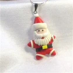 Santa Claus Pendant Necklace