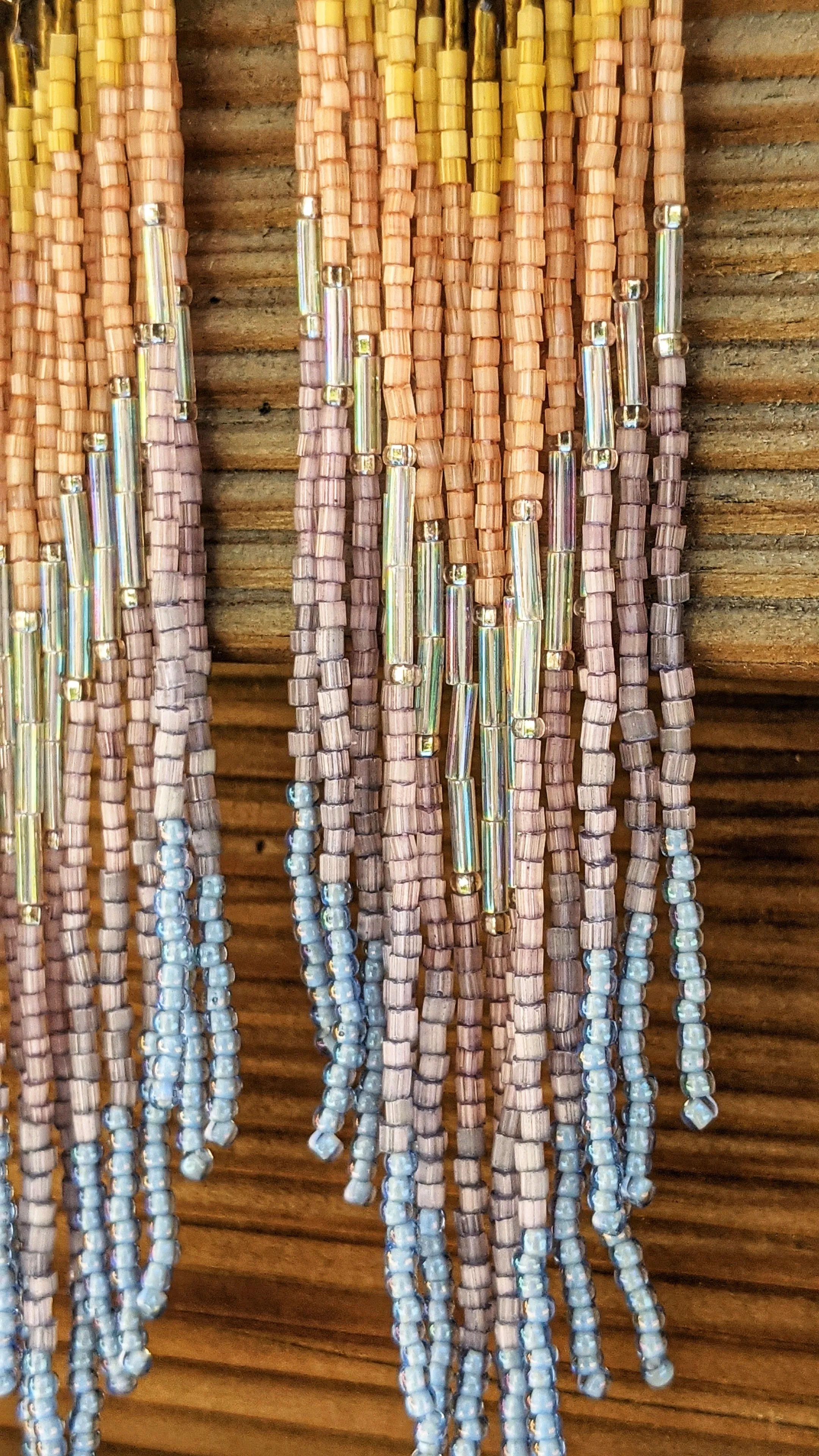 Santa Monica Beach Beaded Earrings