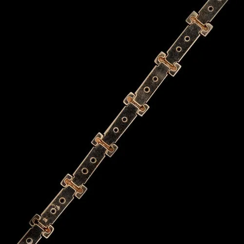 Sapphire & Diamond Link Bracelet