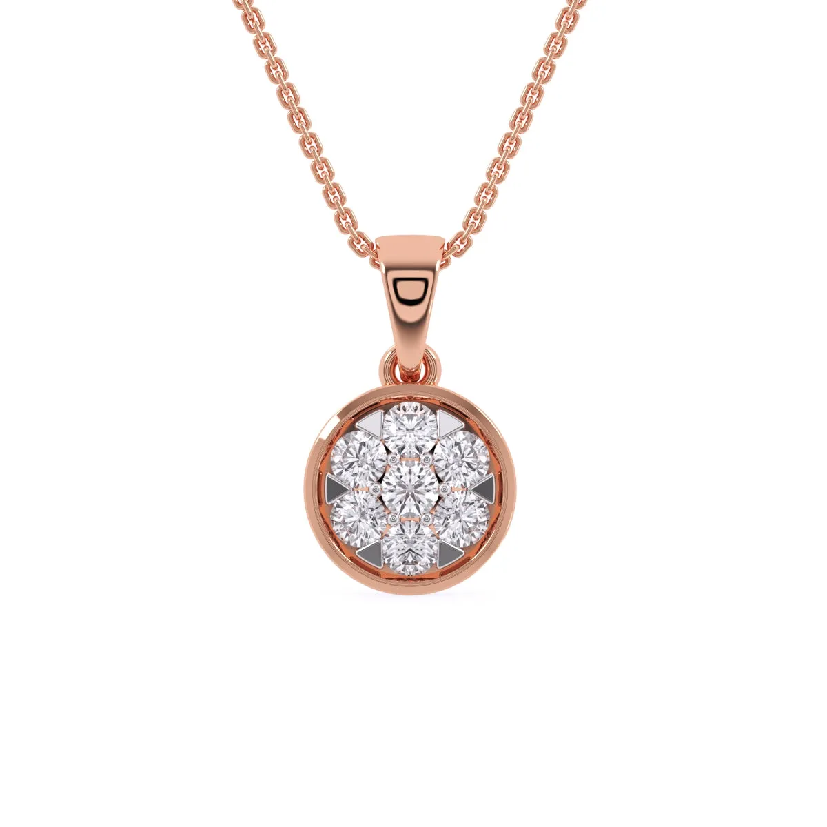 Shimmering Flower Unique Pendant