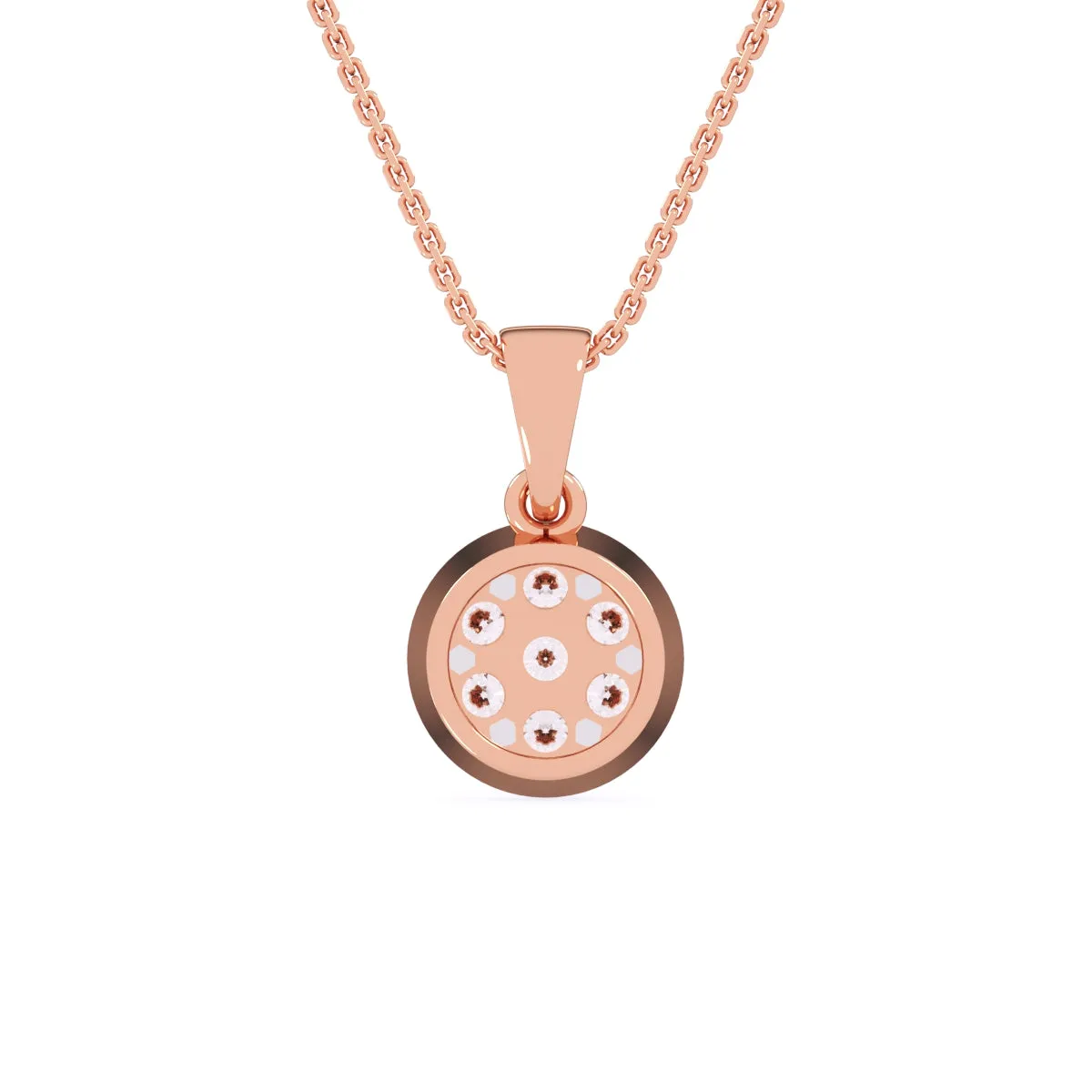Shimmering Flower Unique Pendant