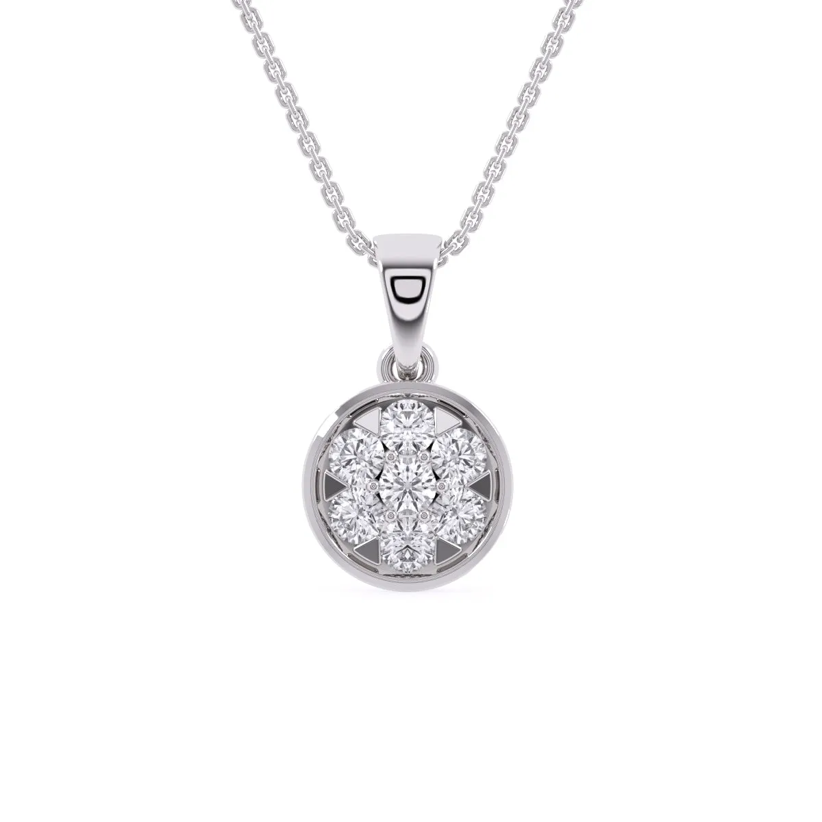 Shimmering Flower Unique Pendant
