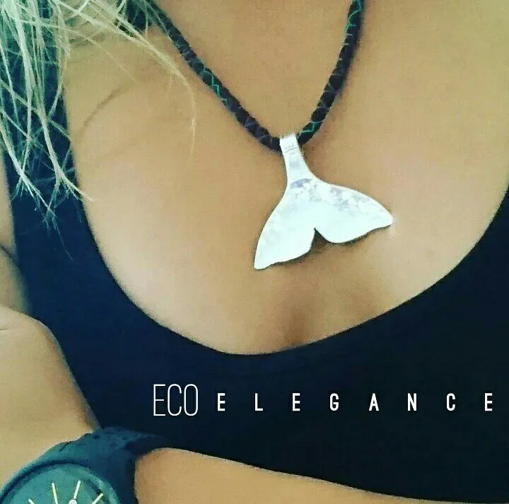 Silver Whale Tail Pendants - 3 sizes - pendant shown not necessarily one sent - all unique