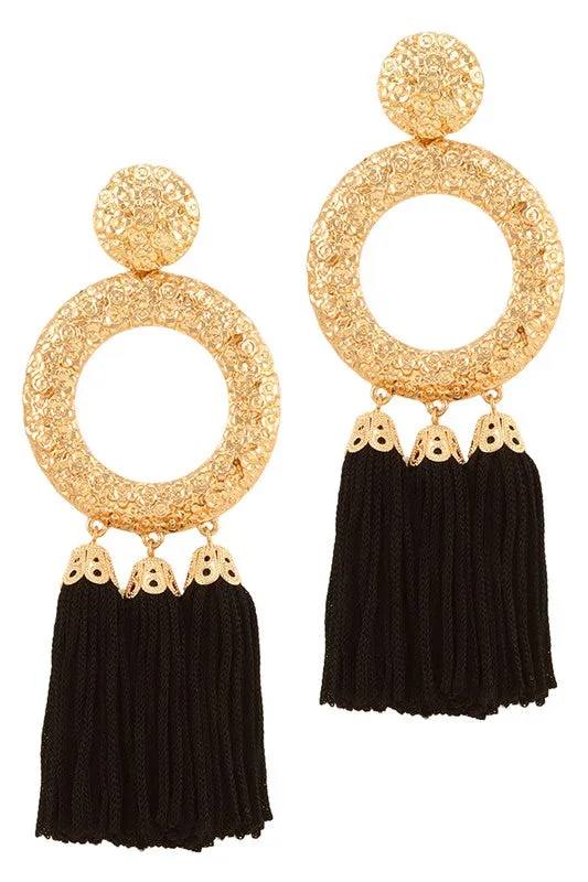 Simply Chic Tassel Earrings