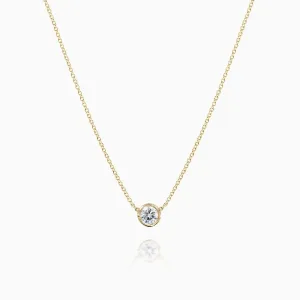 Single Diamond Necklace