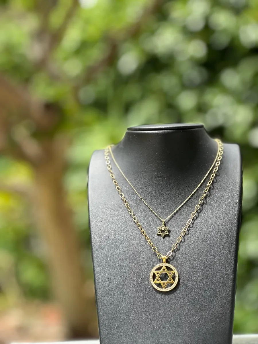 Single Sparkle Jewish Star of David Pendant