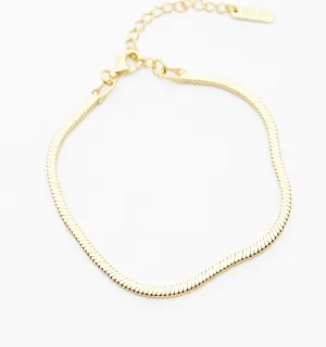 Skinny Herringbone Bracelet