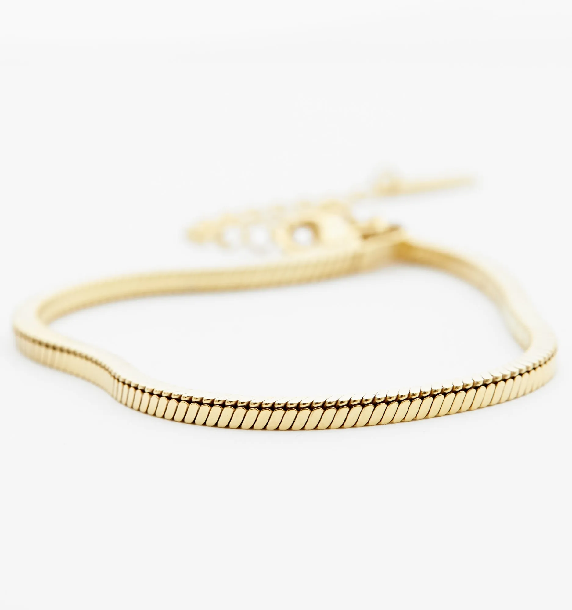 Skinny Herringbone Bracelet