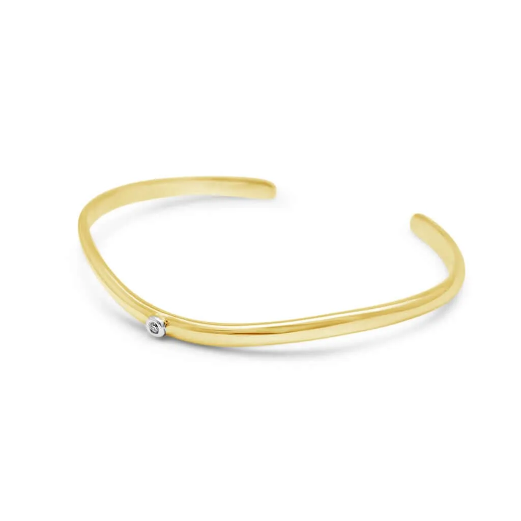 Skyline Cuff with Diamond