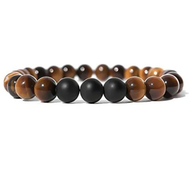 Solar Galaxy Natural Stone Chakra Bracelet