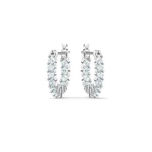 Swarovski Rhodium Plated Vittore Hoop Earrings