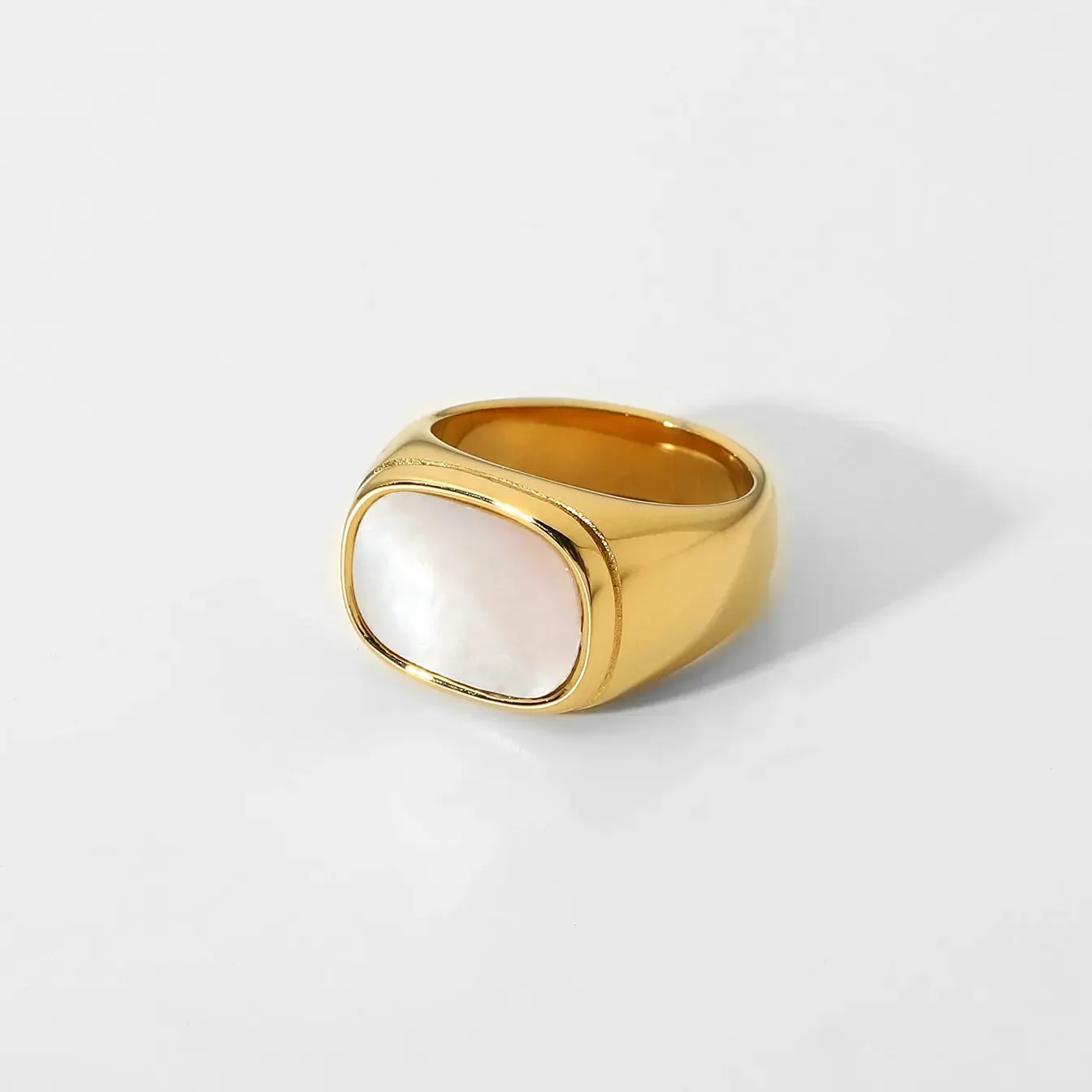 TEEK - 18K Gold PVD Plated 316L Stainless Steel Rings