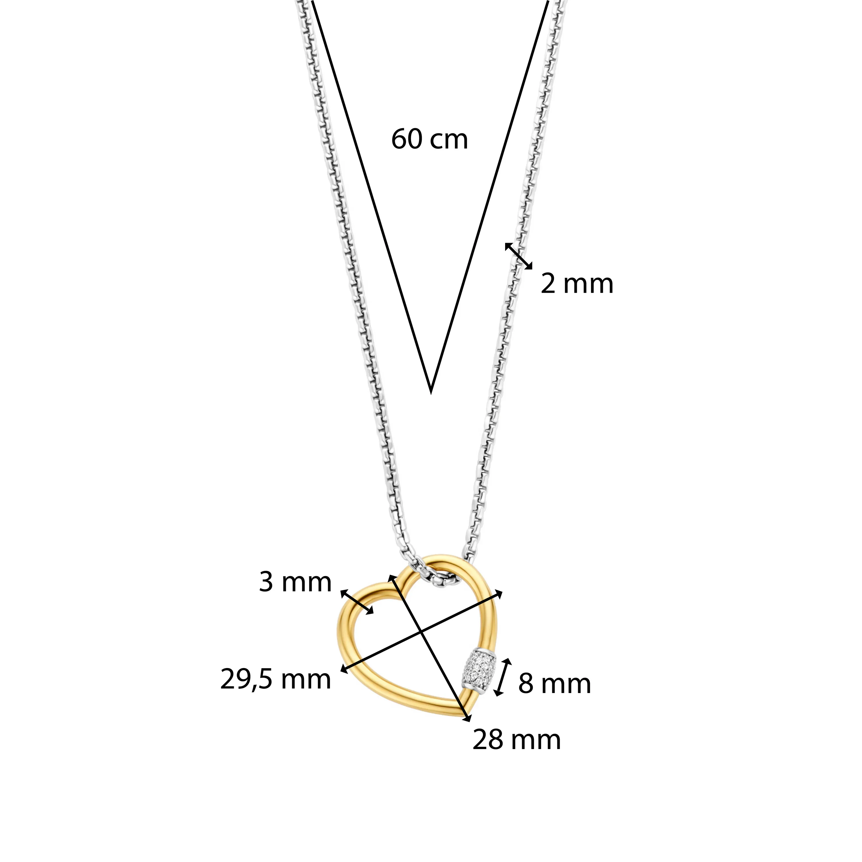 TI SENTO Necklace 34023SY