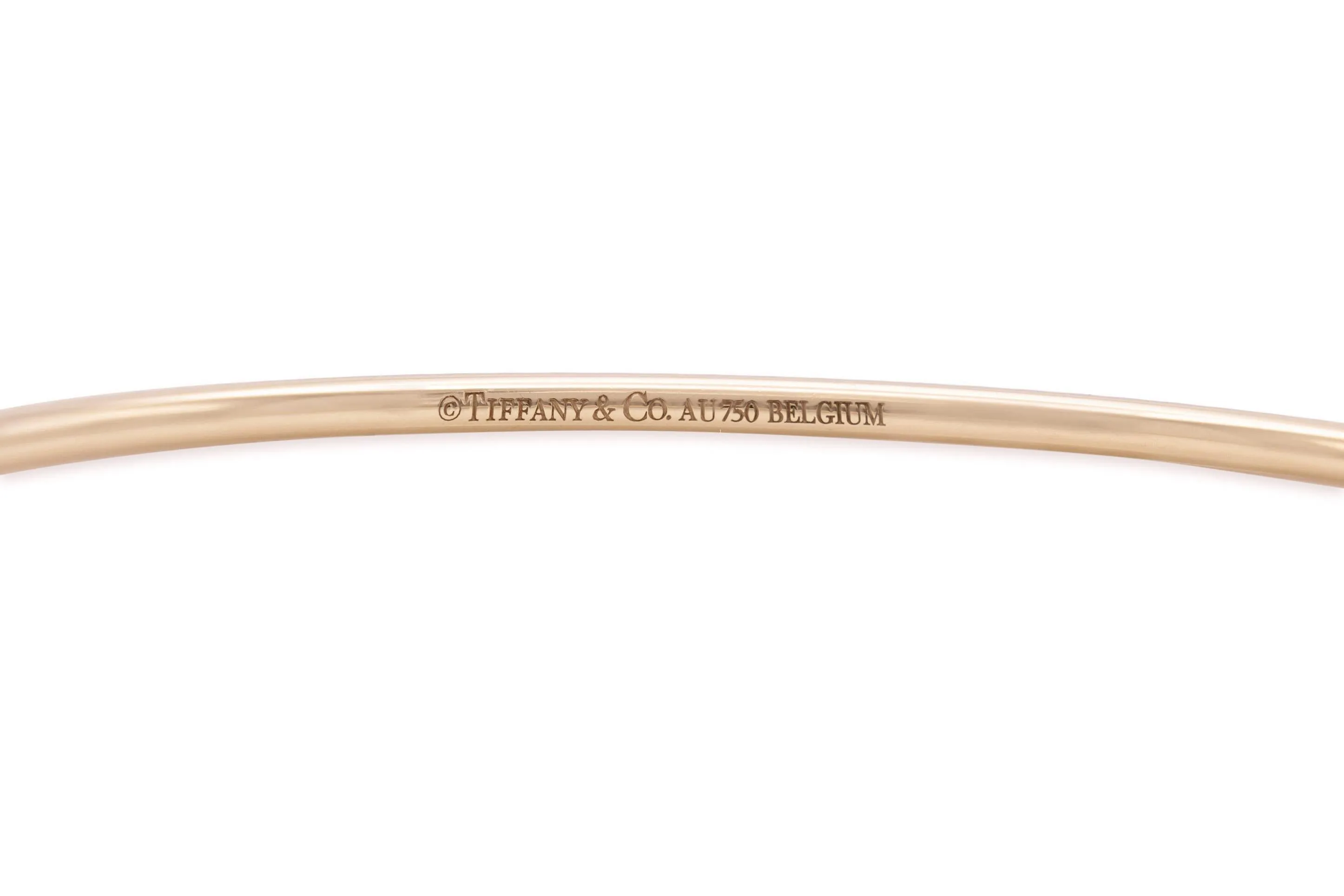Tiffany & Co. "Metro" Rose Gold Bangle