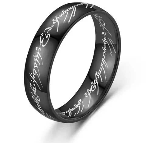 Till Death Enamel Ring