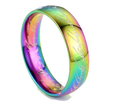 Till Death Enamel Ring