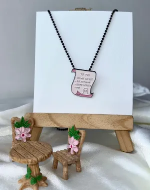 To do list - Pendant