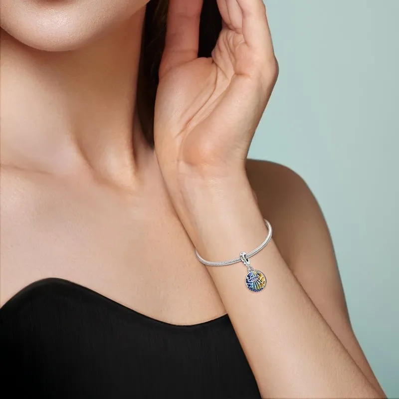 UFO & Cosmic Dangle Charm