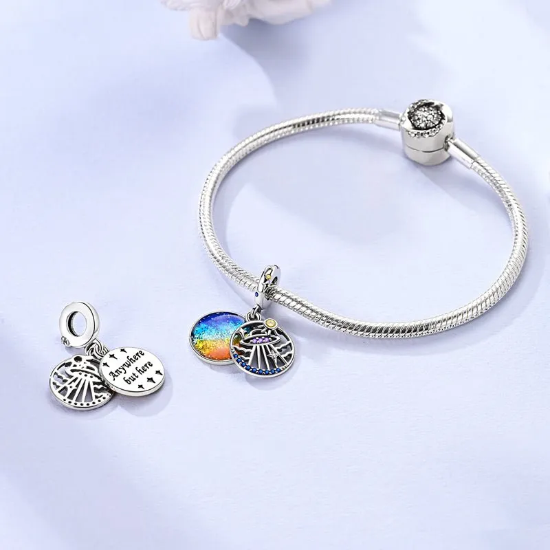 UFO & Cosmic Dangle Charm