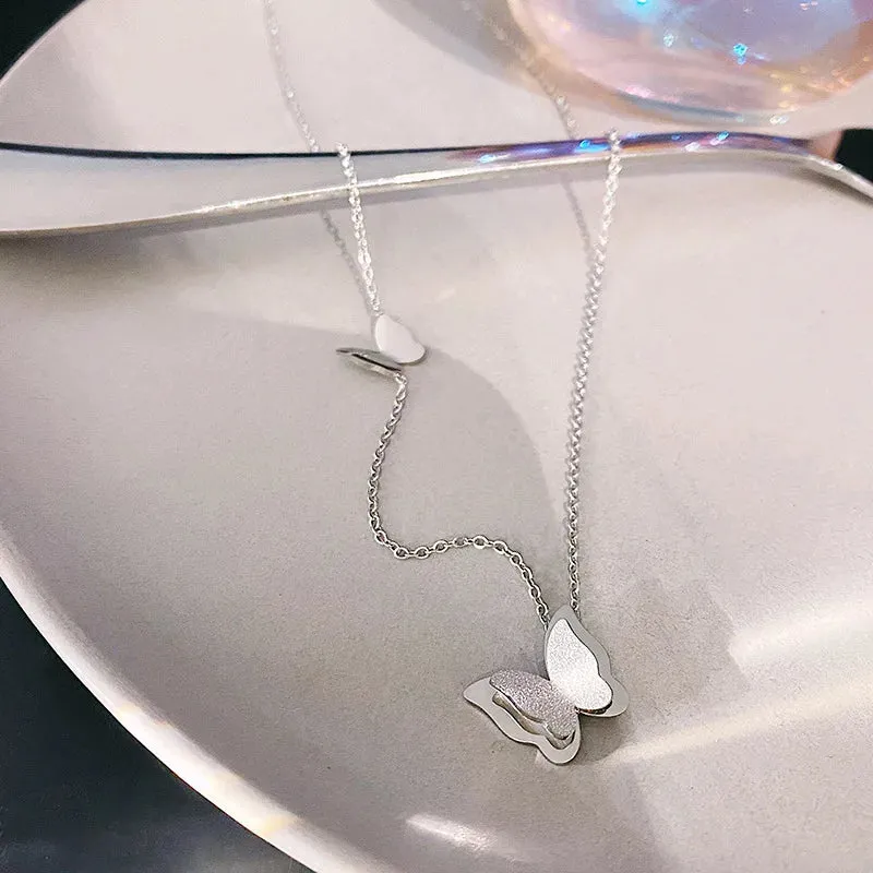 Unique and Elegant Copper-plated Gold Color Pendant Necklace, Perfect for Women's Fashion Accessories